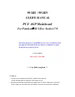 Предварительный просмотр 1 страницы JETWAY 993BN User Manual