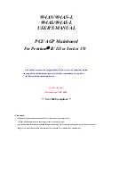 Preview for 1 page of JETWAY 994ANR4A User Manual