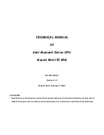 Предварительный просмотр 1 страницы JETWAY G03-NC59-F Technical Manual