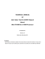 JETWAY JNC9KDL-2550 Technical Manual предпросмотр