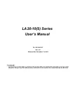 Preview for 1 page of JETWAY LA20-10 Series User Manual