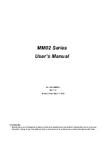 JETWAY MM02 Series User Manual preview