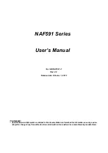 JETWAY NAF591 Series User Manual предпросмотр