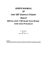 Предварительный просмотр 1 страницы JETWAY NAF95-Q87 User Manual