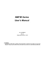 Предварительный просмотр 1 страницы JETWAY NMF95 Series User Manual