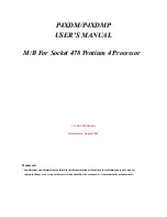 JETWAY P4XDM User Manual предпросмотр