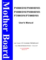 JETWAY PM800DM User Manual предпросмотр