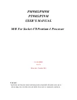 JETWAY PM9M User Manual предпросмотр