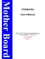 JETWAY PT88BSPRO User Manual предпросмотр