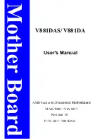 Предварительный просмотр 1 страницы JETWAY V881DASR1A User Manual