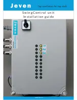 Jeven SwingControl unit Installation Manual preview