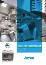 Preview for 1 page of Jeven UV TURBO UV-CONTROL G1 Installation Manual