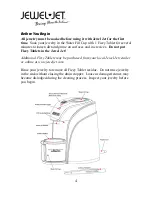 Preview for 4 page of Jewel-Jet Steam Cleaner Operating/Safety Instructions Manual