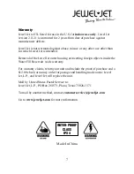 Preview for 7 page of Jewel-Jet Steam Cleaner Operating/Safety Instructions Manual