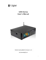 JF Digital UDS-1 User Manual preview