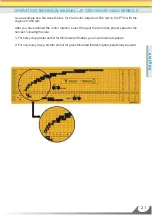 Предварительный просмотр 21 страницы JF 1300 S2 Operation & Technical Manual