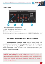 Предварительный просмотр 5 страницы JFA Electronicos BOB STORM Instruction Manual