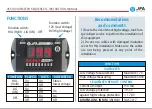 Предварительный просмотр 4 страницы JFA Electronicos VS5HI Instruction Manual