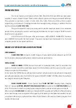 Preview for 2 page of JFA Electronicos X-Line 120A User Manual