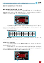 Предварительный просмотр 7 страницы JFA Electronicos X-Line 40A User Manual