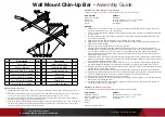 Preview for 2 page of JFIT Wall Mount Chin-Up Bar Assembly Manual