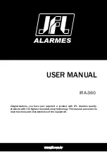 JFL Alarmes IRA-360 User Manual preview