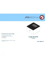 Предварительный просмотр 1 страницы JFRMEDICAL Cube 30 ATV User Manual