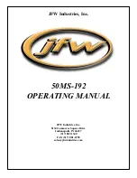 JFW 50MS-192 Operating Manual предпросмотр