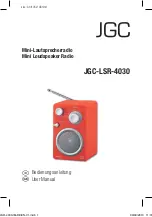 JGC JGC-LSR-4030 User Manual предпросмотр