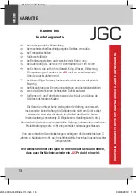 Предварительный просмотр 16 страницы JGC JGC-LSR-4030 User Manual