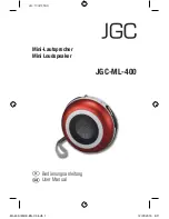 JGC JGC-ML-400 User Manual предпросмотр