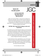 Предварительный просмотр 11 страницы JGC JGC-ML-400 User Manual