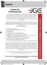 Preview for 24 page of JGC JGC-MS-8110 User Manual