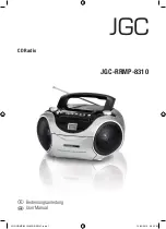 Предварительный просмотр 1 страницы JGC JGC-RRMP-8310 User Manual