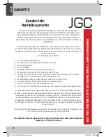 Предварительный просмотр 20 страницы JGC JGC-URCD-20 User Manual