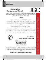 Предварительный просмотр 38 страницы JGC JGC-URCD-20 User Manual