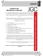 Предварительный просмотр 39 страницы JGC JGC-URCD-20 User Manual