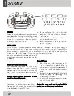 Preview for 20 page of JGC RRMP-4600 User Manual