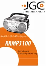 JGC RRMP3100 User Manual предпросмотр