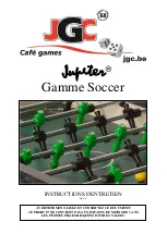 Preview for 3 page of JGC Soccer Series Maintenance Manual