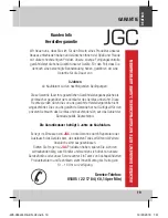 Preview for 19 page of JGC WE-055 User Manual