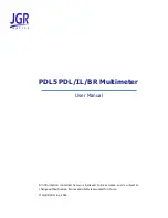 Предварительный просмотр 1 страницы JGR PDL 5 User Manual