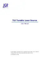 JGR TLS User Manual предпросмотр