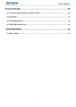 Preview for 8 page of JHCTech KGEC-6301 User Manual