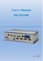 JHCTech SIGM-2650 User Manual предпросмотр