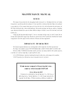 Preview for 3 page of Jianshe JS125-6B Maintenance Manual