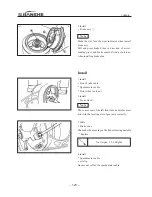 Preview for 133 page of Jianshe JS125-6B Maintenance Manual