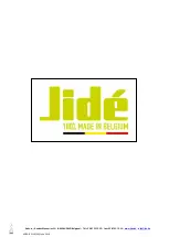 Предварительный просмотр 40 страницы Jide Nordic Plus 16/9 Manual For Installation, Use And Maintenance