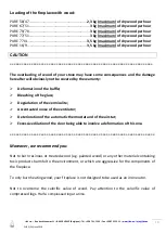 Preview for 10 page of Jide PURE 58/47 Manual For Installation, Use And Maintenance