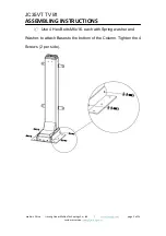 Preview for 4 page of Jiecang JC35VT Assembling Instructions